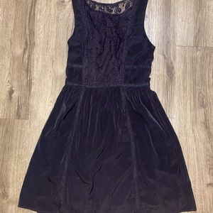 Black lace dress